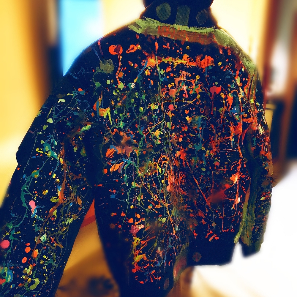 UND'UN Hooded Biker Bomber 'Nay Palm' - Picture 5 of 8